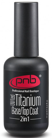 Uv/Led Titanium Base/Top Coat 2in1 17 мл. PNB, фото 1
