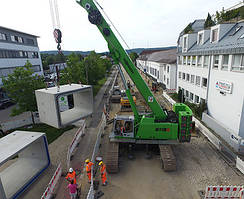 Телескопічний гусеничний кран 6113 SENNEBOGEN