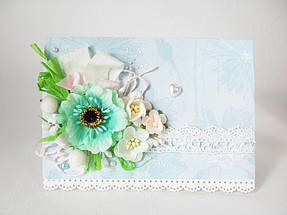 Примеры использования материалов для творчества представленных в нашем магазине - открытка. 1