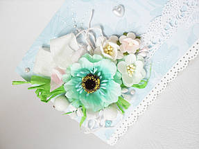 Примеры использования материалов для творчества представленных в нашем магазине - открытка. 2