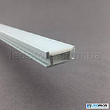 LED профіль + кришка для світлодіодної стрічки для підлоги накладної 19х8 мм, фото 2