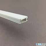 LED профіль + кришка для світлодіодної стрічки для підлоги накладної 19х8 мм, фото 6