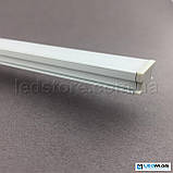 LED профіль + кришка для світлодіодної стрічки для підлоги накладної 19х8 мм, фото 3