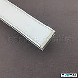 LED профіль + кришка для світлодіодної стрічки для підлоги накладної 19х8 мм, фото 4