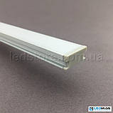 LED профіль + кришка для світлодіодної стрічки для підлоги накладної 19х8 мм, фото 7