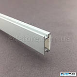 LED профіль + кришка для світлодіодної стрічки для підлоги накладної 19х8 мм, фото 5