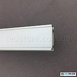 LED профіль + кришка для світлодіодної стрічки для підлоги накладної 19х8 мм, фото 8