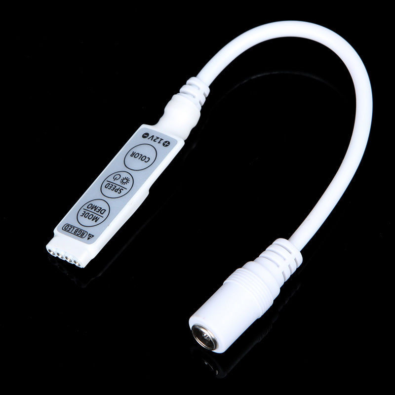 RGB контролер 12 A mini 144W 12 V 3 кнопки для світлодіодної стрічки.