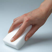 Меламінова губка мочалка біла 1 шт / 10*6*2см