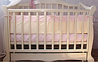Детская кроватка "Амелия" на маятнике, с ящиком (слоновая кость), фото 6