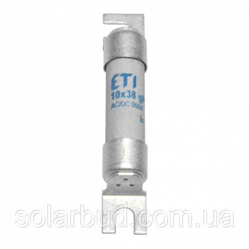 Циліндричний запобіжник ETI CH10x38SU gR 8A/900V AC/DC