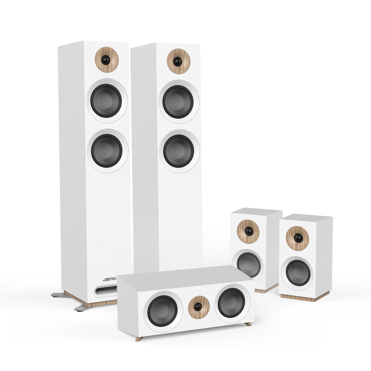 Комплект акустичних систем 5.0 Jamo S 807 HCS White