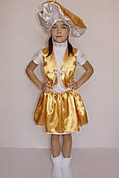 Карнавальный костюм Гриб лисичка для девочек