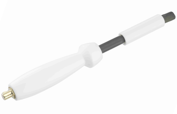 Високопродуктивна щітка з ручкою з тефлону(PTFE) кислотостійка, термостійка, тип B середня 10 мм