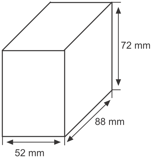 Змінна графітова насадка для власної ручки 88х72х52 мм, фото 1