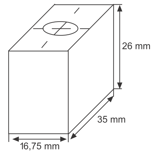 Змінна графітова насадка 90°, з різзю M10 для штампа 5025 ST, фото 1