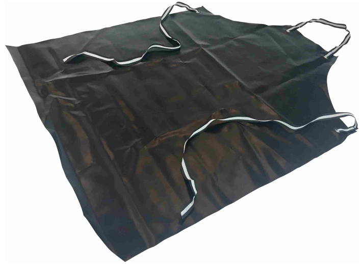 Фартух для роботи з кислотами та лугами для захисту від хімікатів із ПВХ 0,5 мм із тканиною, фото 1