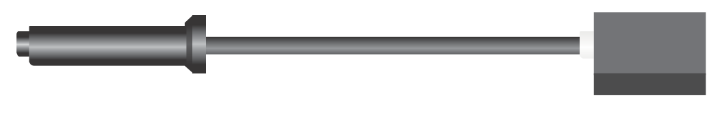  Очисна полірувальна щітка з графітовим наконечником 60°, бічна фіксація з розширенням, фото 1