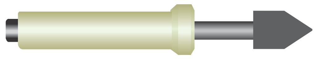 Маркувальний і пензель із графітовим наконечником 60°, фото 1