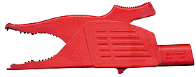  Алігатор кліпса червоний для штекера Ø 4 мм