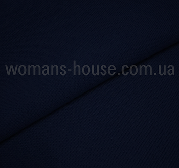 Лакоста трикотаж ширина 240 см (чулок) хб Темно-синій