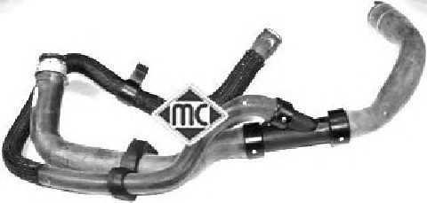 Патрубок радіатора Citroen Xsara I 1.9D - 2.0HDI (99-05) (08664) Metalcaucho