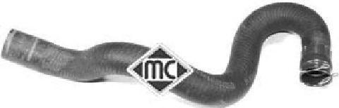 Патрубок радіатора Peugeot 206 1.9D (98-01) (08674) Metalcaucho