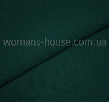 Лакоста трикотаж ширина 240 см (чулок) хб Темно-зелений Пляшка