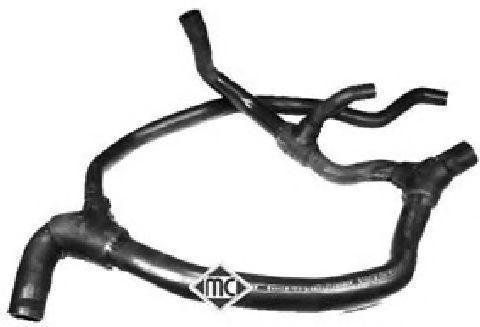 Патрубок радіатора Renault Kangoo Megane 1.9 dci (01-) (08725) Metalcaucho