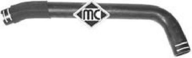 Патрубок радіатора Fiat Ducato 2.0JTD (01-) (08897) Metalcaucho