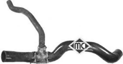 Патрубок радіатора Renault Kangoo 1.9 (97-) (09183) Metalcaucho