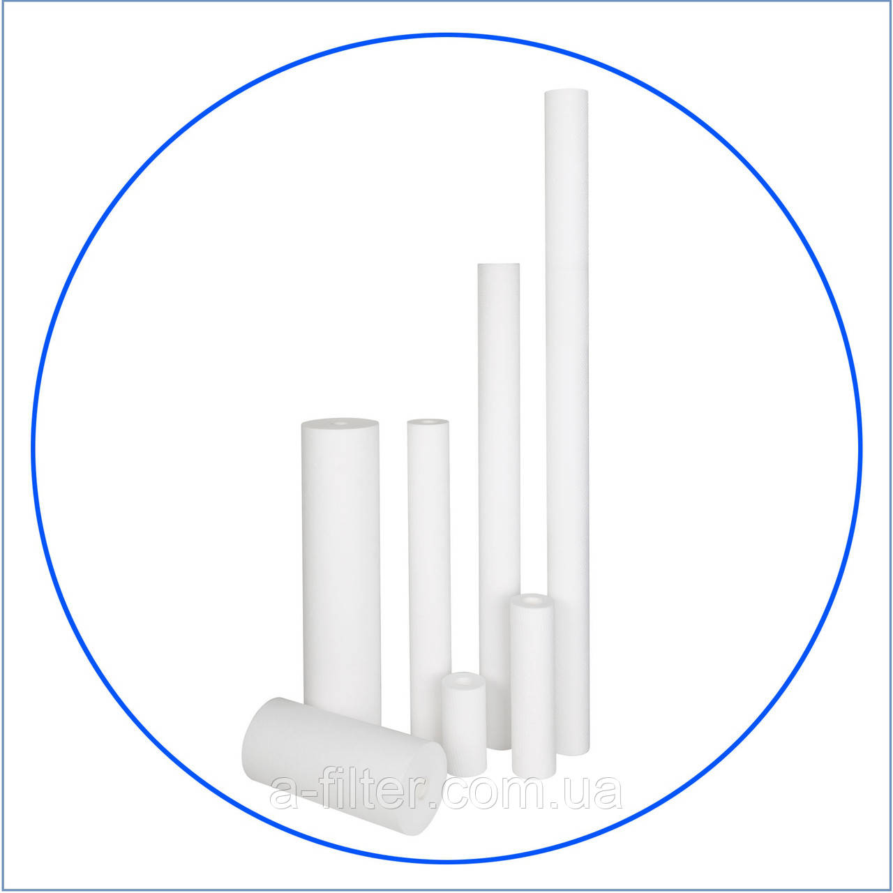 Картридж зі спіненого поліпропілену, 1 мікрон — 20" x 2 1/2", фото 1