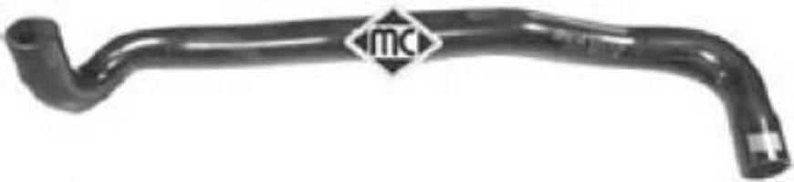 Патрубок радіатора Renault Clio III, Modus/Nissan Micra, Note 1.5DCI (02-13) (09161) Metalcaucho