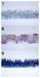 Мишко новорічна No5 срібло 2,6 м