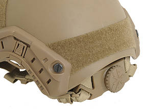 Страйкбольний шолом з швидким регулюванням FAST PJ – COYOTE [EMERSON] (для страйкболу), фото 5