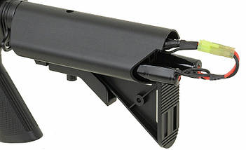 Страйкбольна модель карабіна M4 RIS ABS CM.507 — Black [Cyma], фото 3