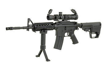 Страйкбольна модель карабіна M4 RIS ABS CM.507 — Black [Cyma], фото 5