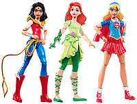 Набор кукол Чудо Женщина, Супердевушка, Ядовитый плющ DC Super Hero Girls Triple Team Collection Dolls 3 Pack