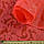 Флізелін неклеевой (спанбонд) червоний з тисненням завитки, щільність 80, ш.162, фото 2