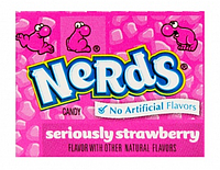 Wonka Nerds - Американские конфеты - драже Нердс, Клубника, 14 грамм