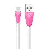 MicroUSB кабель Remax Aliens RC-030m 1m rose-whte