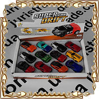 Машинка инерцион. Super Car Drift 6 см., 12 шт./уп. 399-57D (836055)