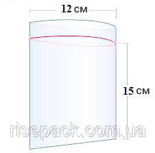 Пакети Zip-Lock 12х15 см для пакування та фасування, фото 1