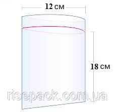 Пакети Zip-Lock 12х18 см для пакування та фасування, фото 1
