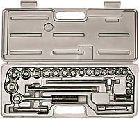 Набор слесарно-монтажный с квадратом 1/2", 24 предмета, в пластиковом боксе Sparta