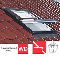 Мансардне вікно Roto Designo R45 (ПВХ)(з термоізоляційним блоком WD) 54х98 см