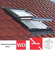 Мансардне вікно Roto Designo R45 (ПВХ)(з термоізоляційним блоком WD)