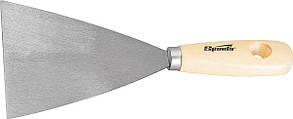 Шпательная лопатка з нержавіючої сталі, 40 мм, дерев'яна ручка// SPARTA