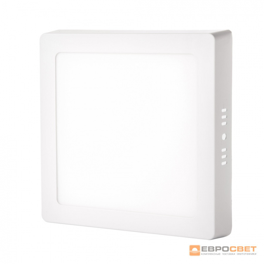Світильник точковий накладної ЕВРОСВЕТ 18Вт квадрат LED-SS-225-18 4200K - 6400К