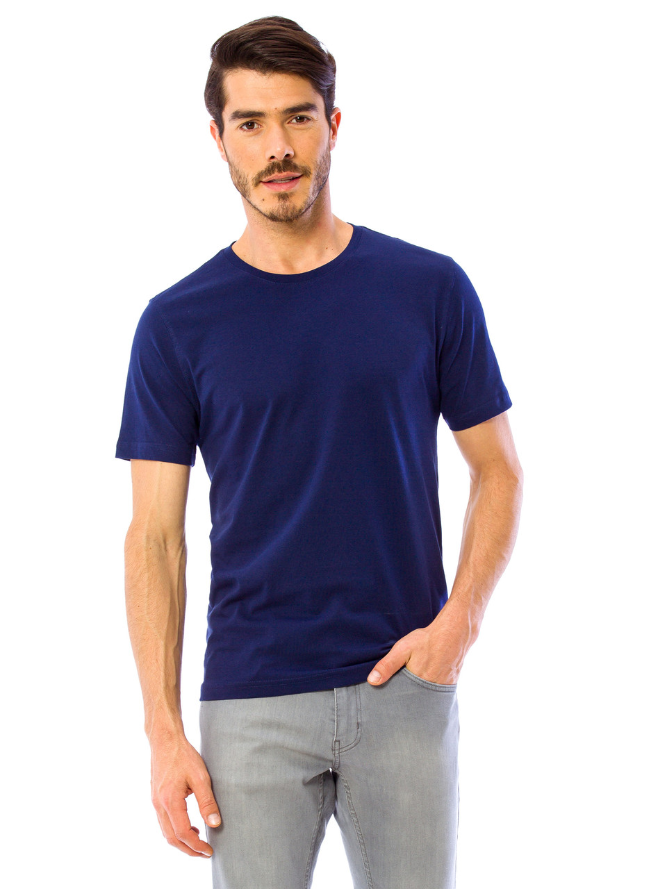 Синя чоловіча футболка LC Waikiki / ЛЗ Вайкікі